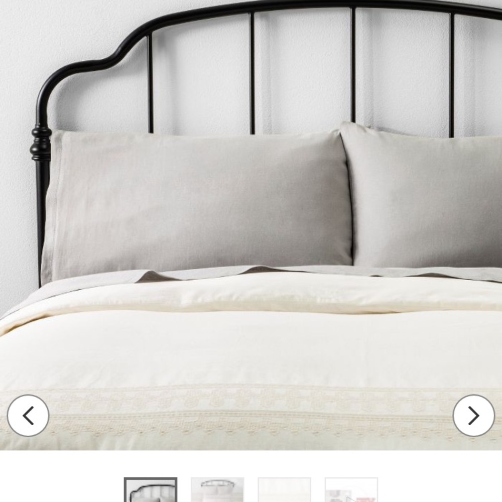 Hearth and Hand Embroidered Duvet Cover Set